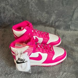 Nike Wmns Dunk High “White Pink Prime” NWT Original Box DD1869-110